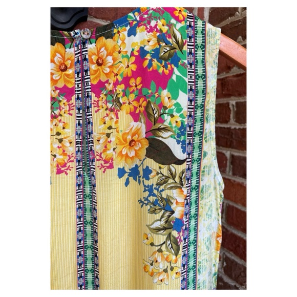 NWOT Anthropologie Bhanuni By Jyoti Mixed Print Beaded Top  Size XS - Picture 12 of 15